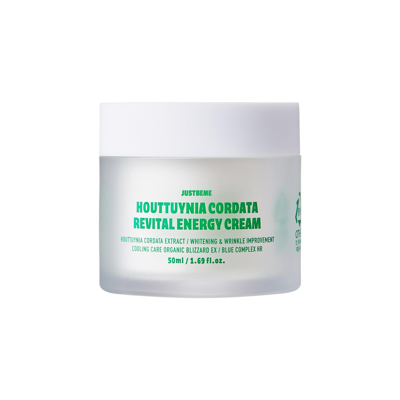 [JUSTBEME] Houttuynia Cordata Revital Energy Cream 50ml / 1.69 fl oz